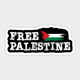 Free Palestine //  SUPPORT PALESTINE Sticker